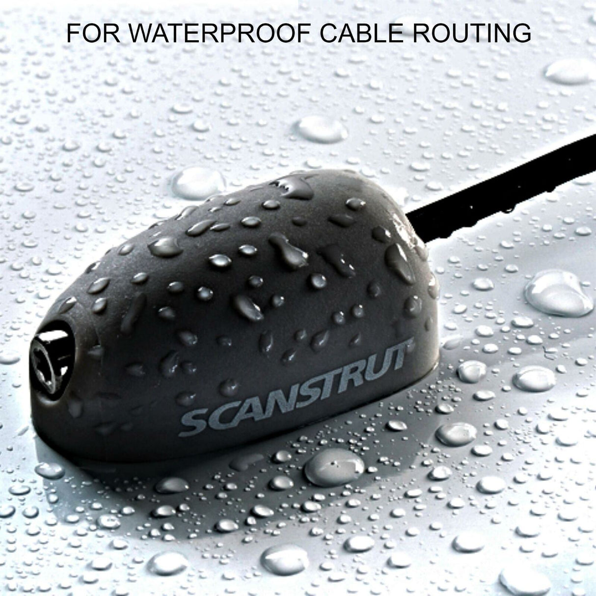 Scanstrut DS-H6-BLK Horizontal Cable Gland Deck Seal (2mm-6mm / Black)