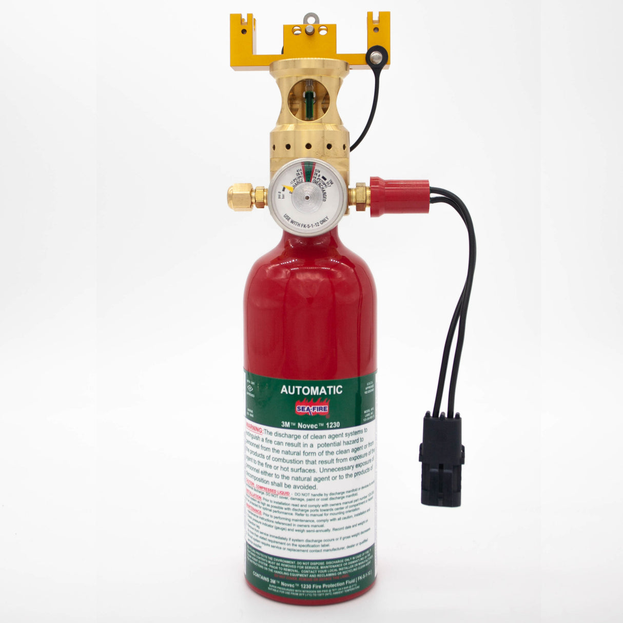 Sea-Fire NFG25A Novec Auto Fire System (0.7m³) - PROTEUS MARINE STORE