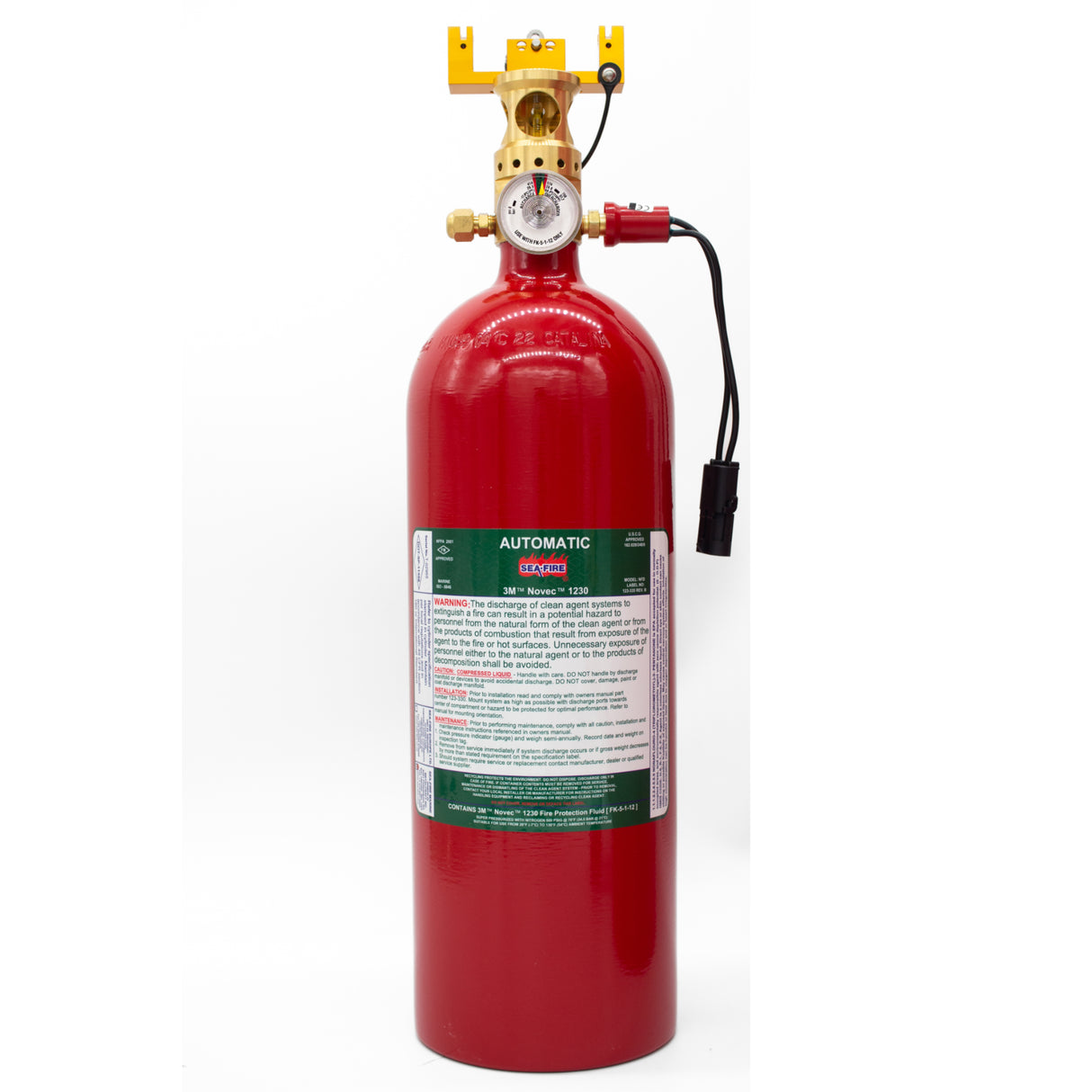 Sea-Fire NFD150A Novec Auto Fire System (4.2m³) - PROTEUS MARINE STORE