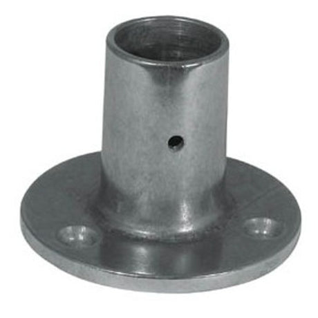 AG Flagpole Socket Chrome 70 x 25mm ID Vertical - PROTEUS MARINE STORE