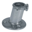 AG Flagpole Socket Chrome 52 x 20mm ID 10 Degree - PROTEUS MARINE STORE