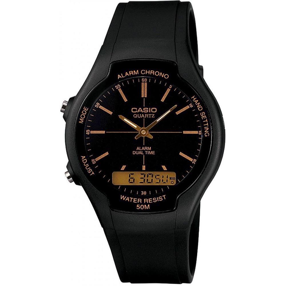 Men's Dual Display Watch - Black