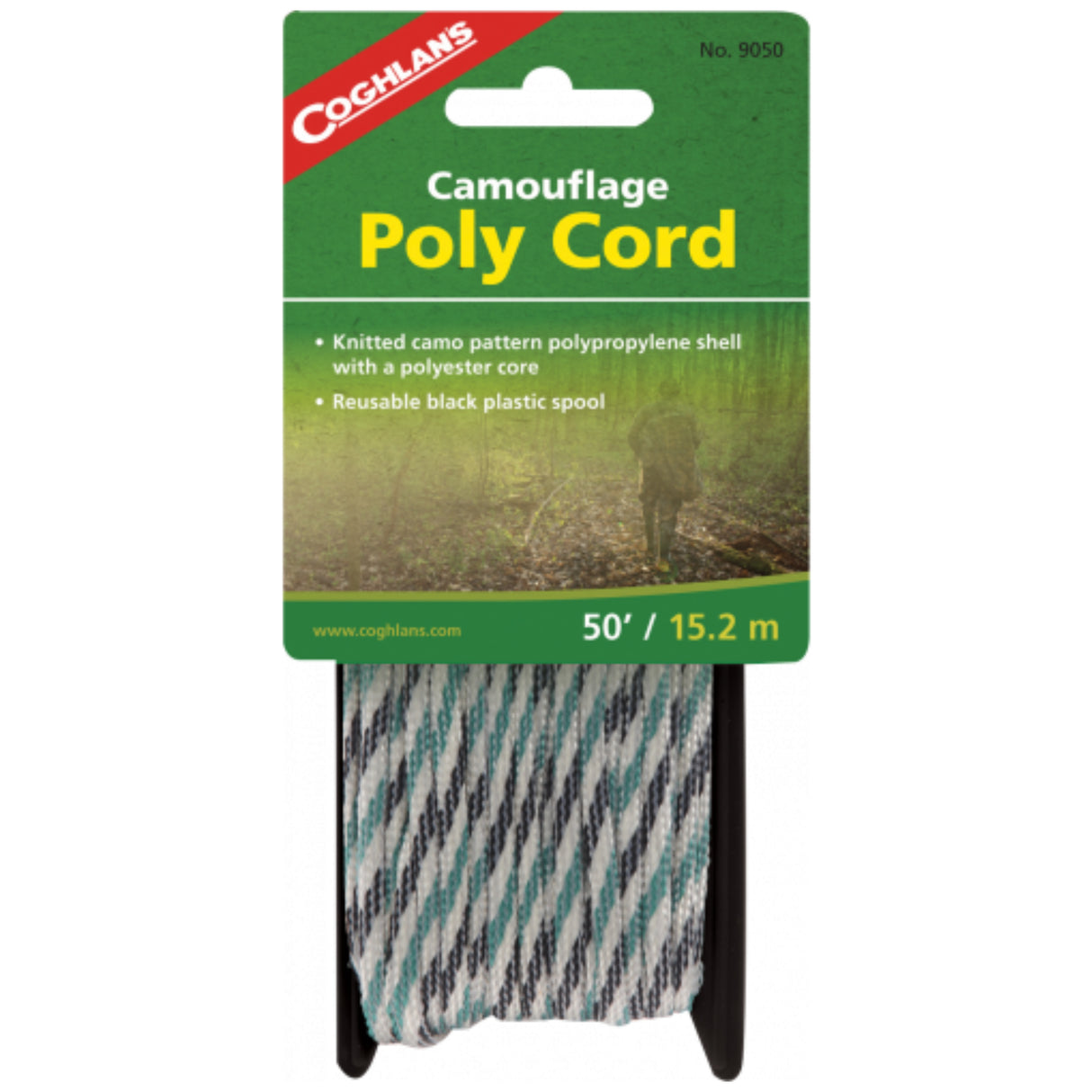 Coghlans Poly Cord - Camo 50" (12) - PROTEUS MARINE STORE