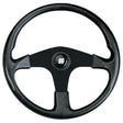 Ultraflex Corsica Steering Wheel (350mm / Black) - PROTEUS MARINE STORE