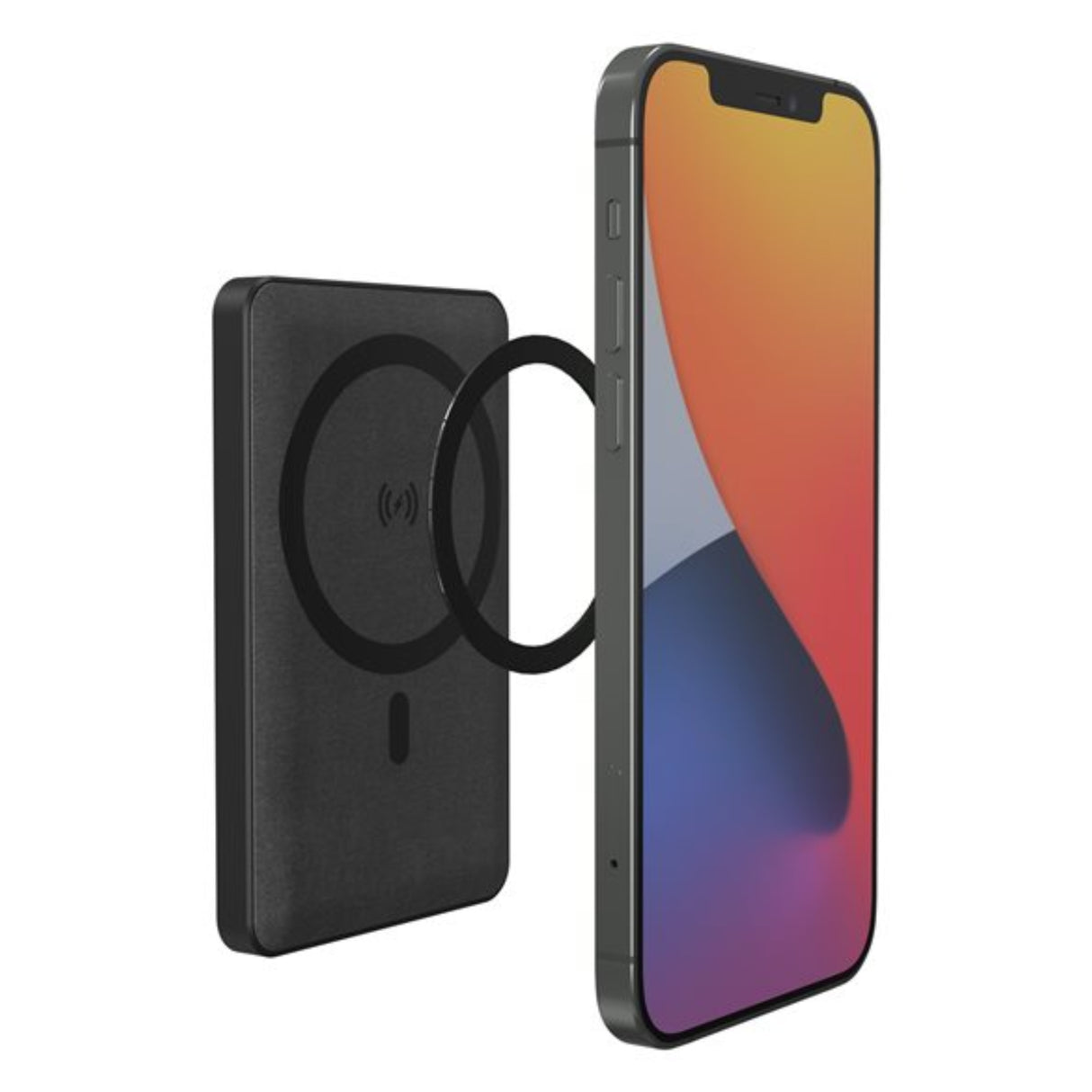 Mophie Snap+ Juice Pack Mini - Wireless charging mat / power bank - 5000 mAh - black - PROTEUS MARINE STORE