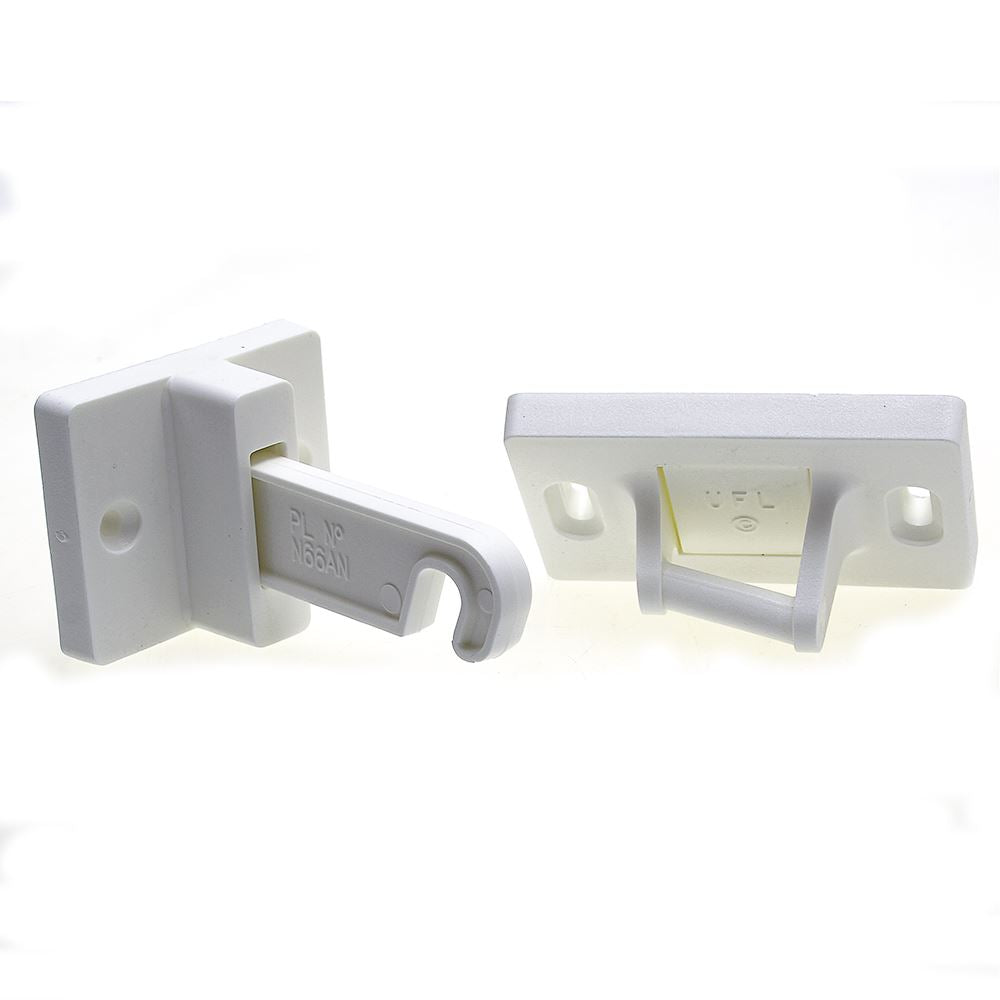 AG Surecatch Hook Latch Retainer White