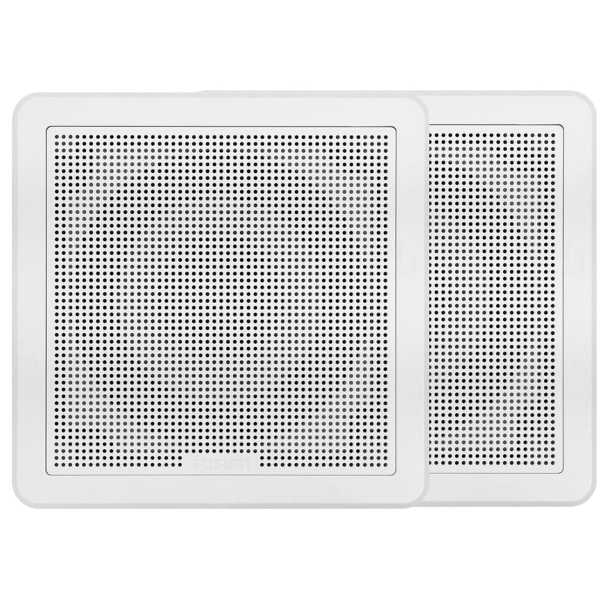 Fusion FM-F77SW 7.7" Flush Mount Square Marine Speakers 200W - White