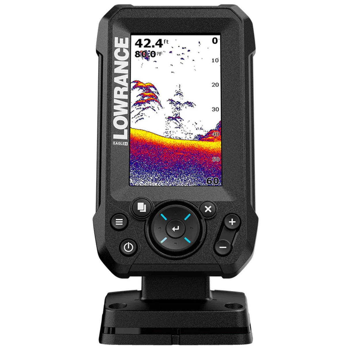 Lowrance Eagle 4x Sonar Fishfinder with Bullet Skimmer Transducer - 000-16110-001