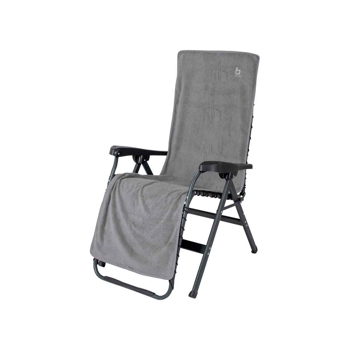 Bo-Camp Chair Cover L Universal Terry Cloth Grey