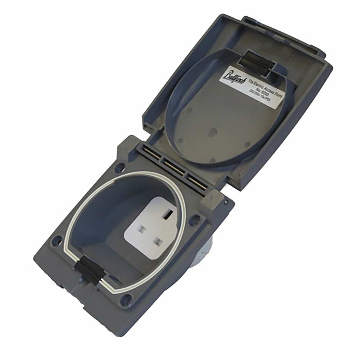 Bullfinch Mains Electric Outlet Grey