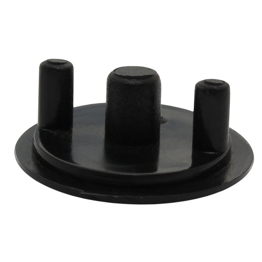 Avocet Ellbee Top Hat Cover Flag Hinges for Caravan & Motorhome - Black