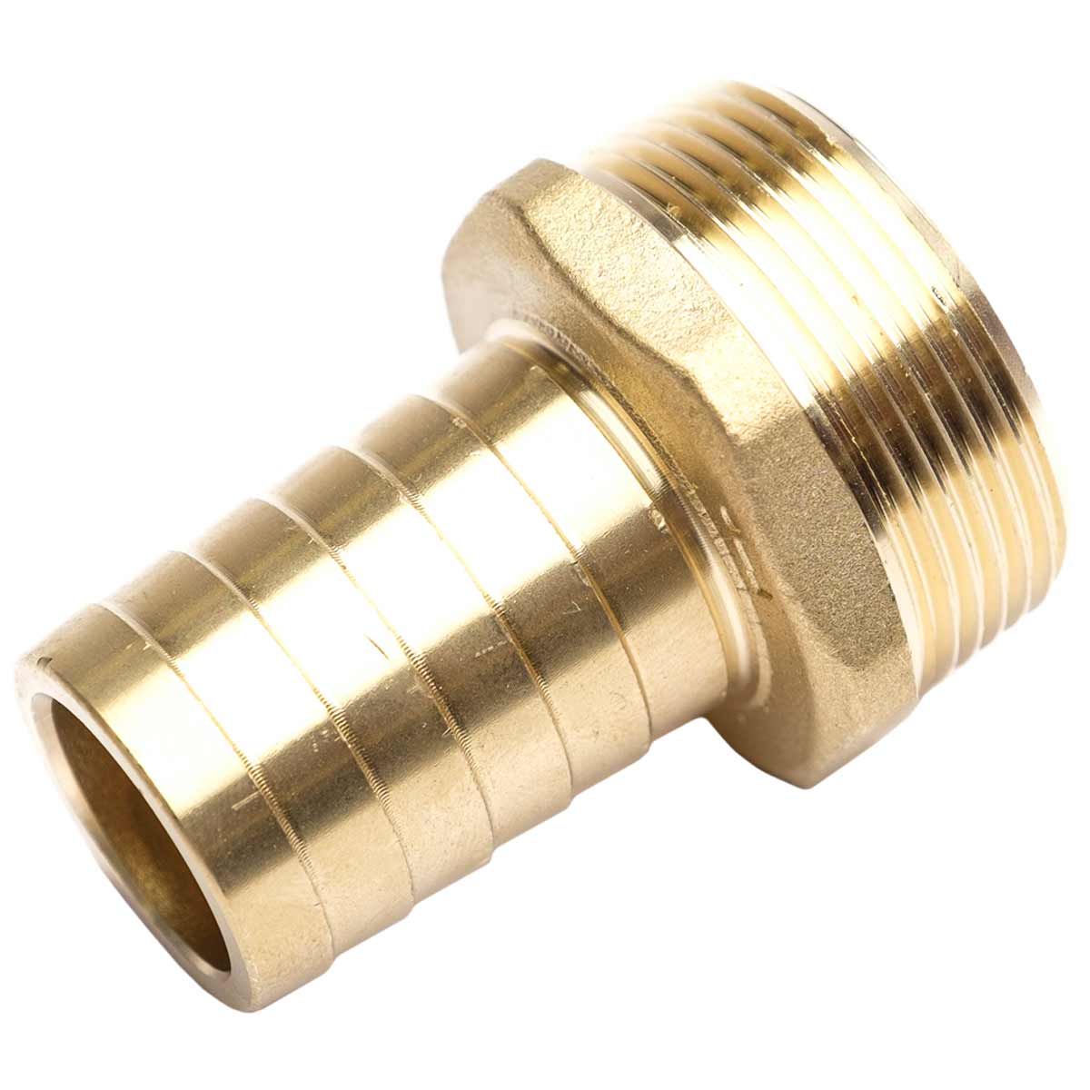 AG DZR Hose Connector 1-1/2" BSP Taper Male - 1-1/4" Hose