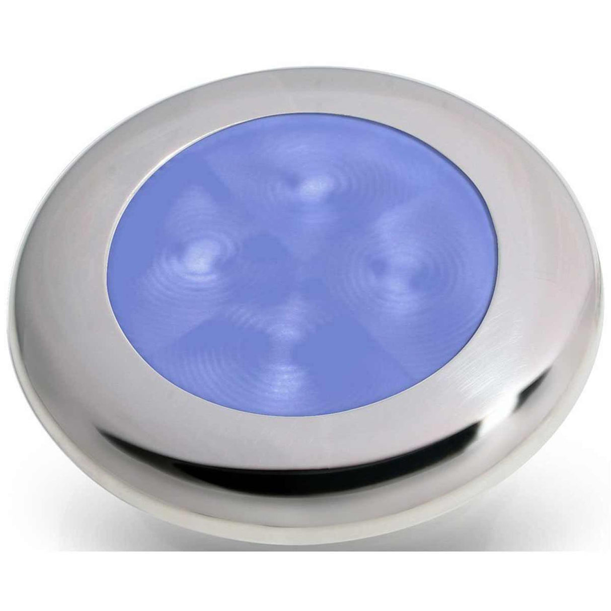 Hella Led Courtesy Light with Stainless Steel Rim (12V / Blue)