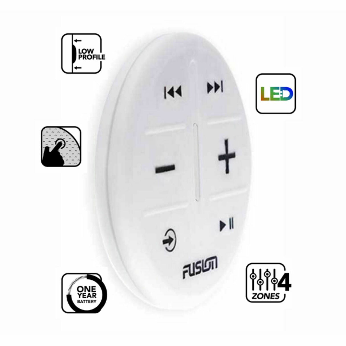Fusion MS-ARX70W ANT Wireless Stereo Remote - White