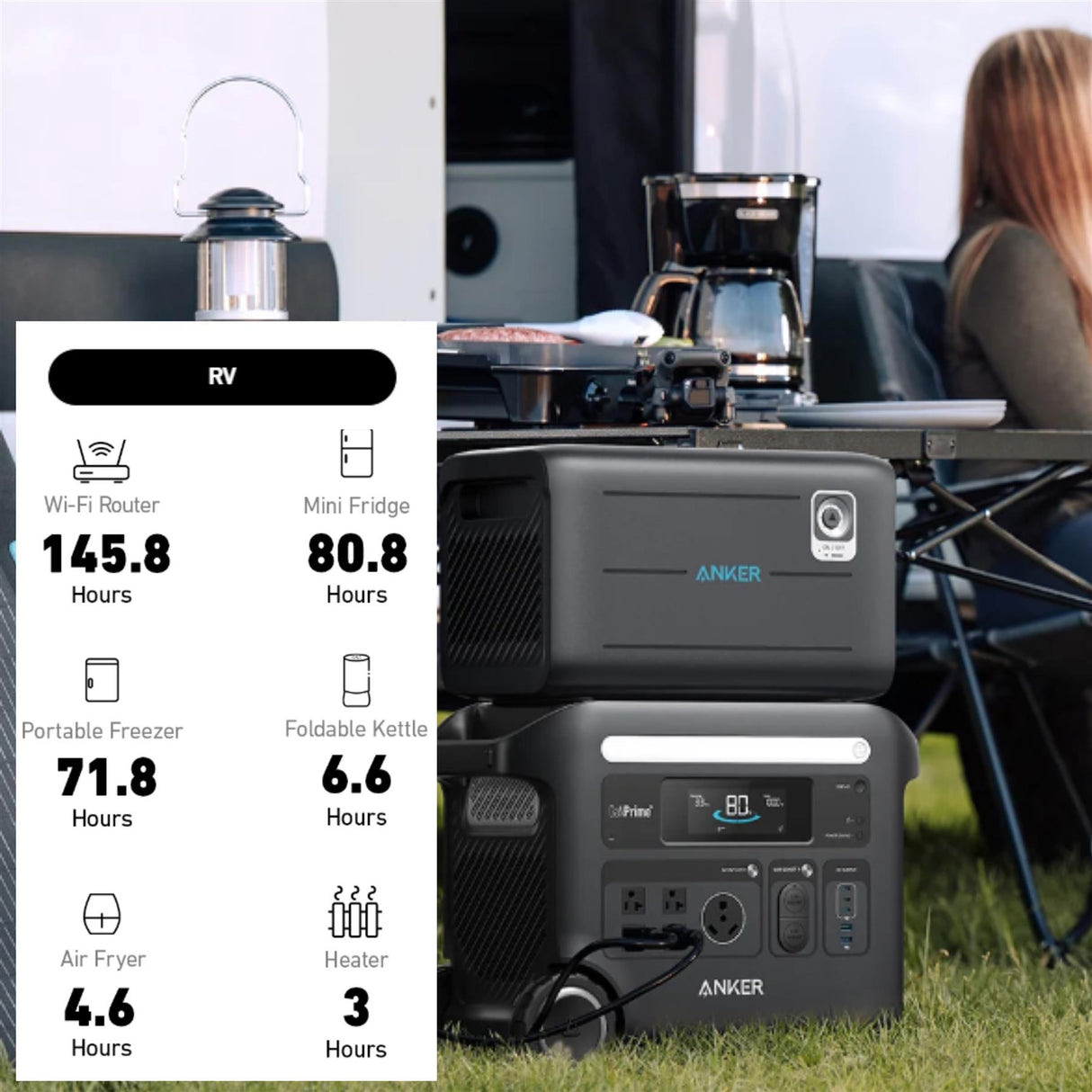 Anker SOLIX BP2600 Expansion Battery, 2560Wh LFP, Compatible with SOLIX F2000 & F2600 Portable Power Stations