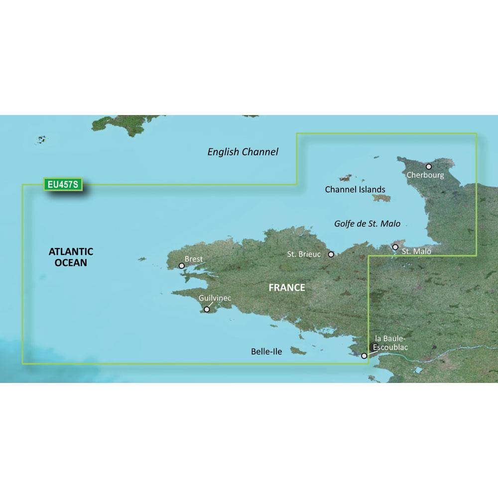 Garmin BlueChart G3 Vision Small Area - VEU457S - Bretagne - PROTEUS MARINE STORE
