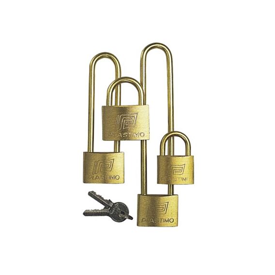 Keyed Alike Padlocks-Set of 3 padlocks using the same key.-4 mm Ø