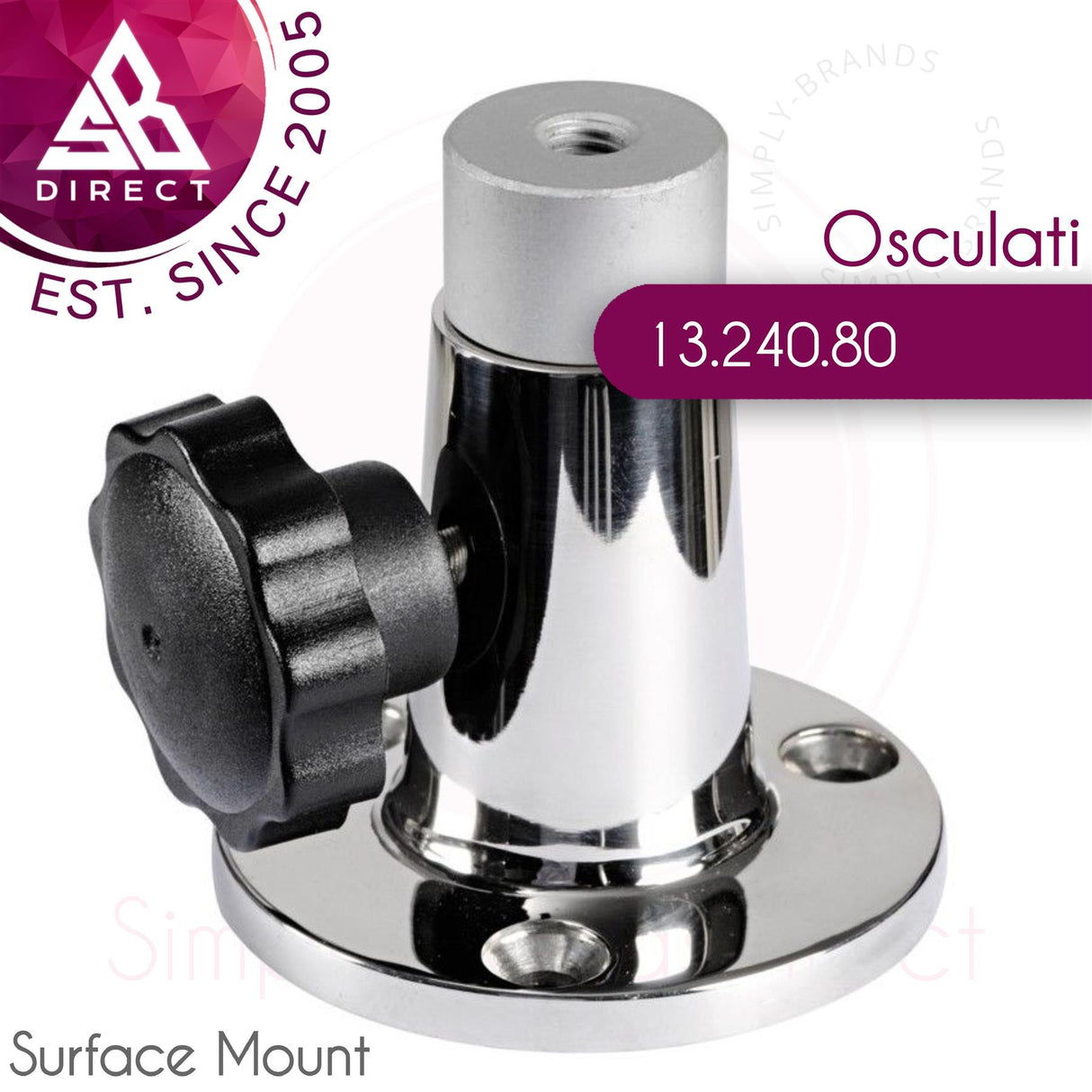 Osculati Surface Mount Fixing Support for HD LED Lights