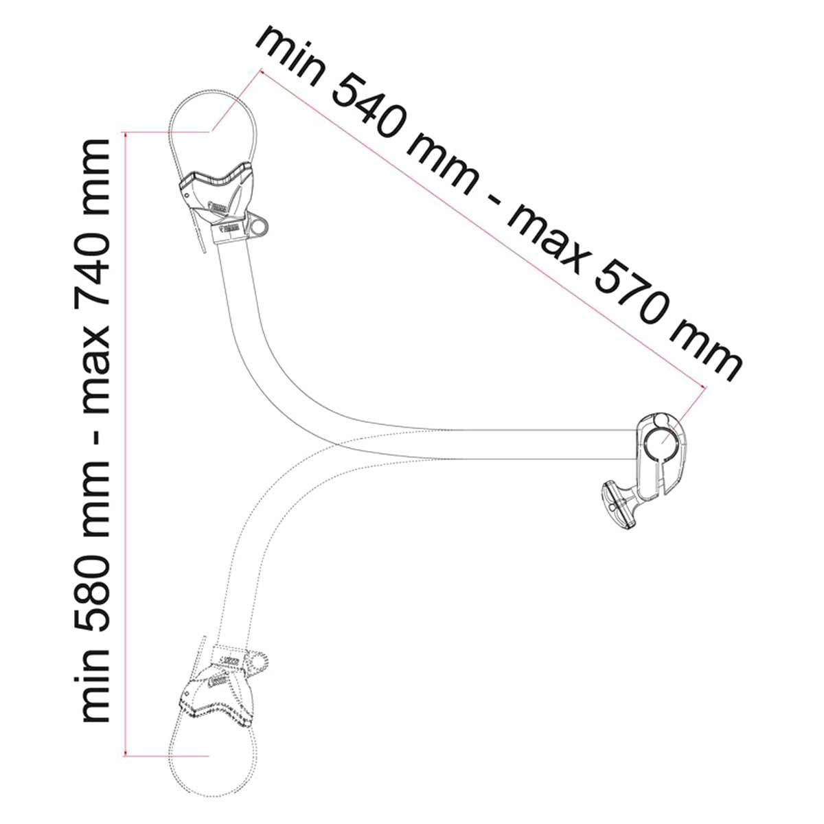Fiamma Bike-Block Pro S 4 Deep Black (08831C01A)
