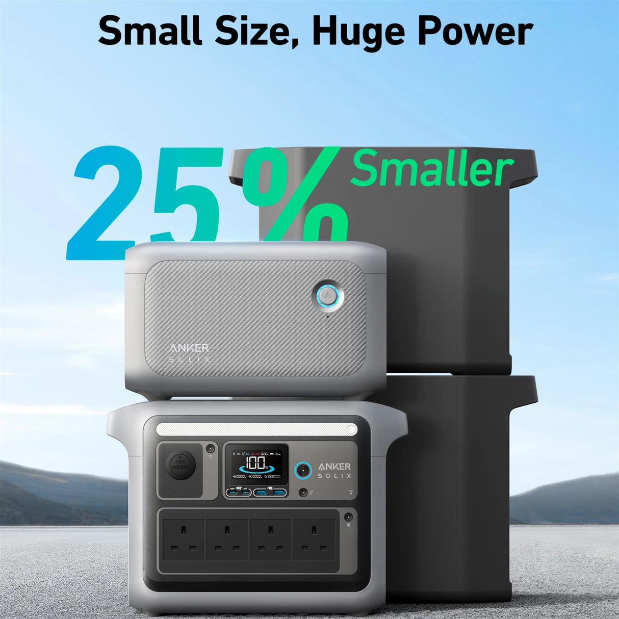 Anker SOLIX BP1000X Expansion Battery, 1056Wh LFP, Compatible with SOLIX C1000X Portable Power Station