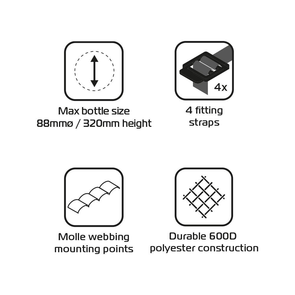 Oxford Bottle Stash - PROTEUS MARINE STORE