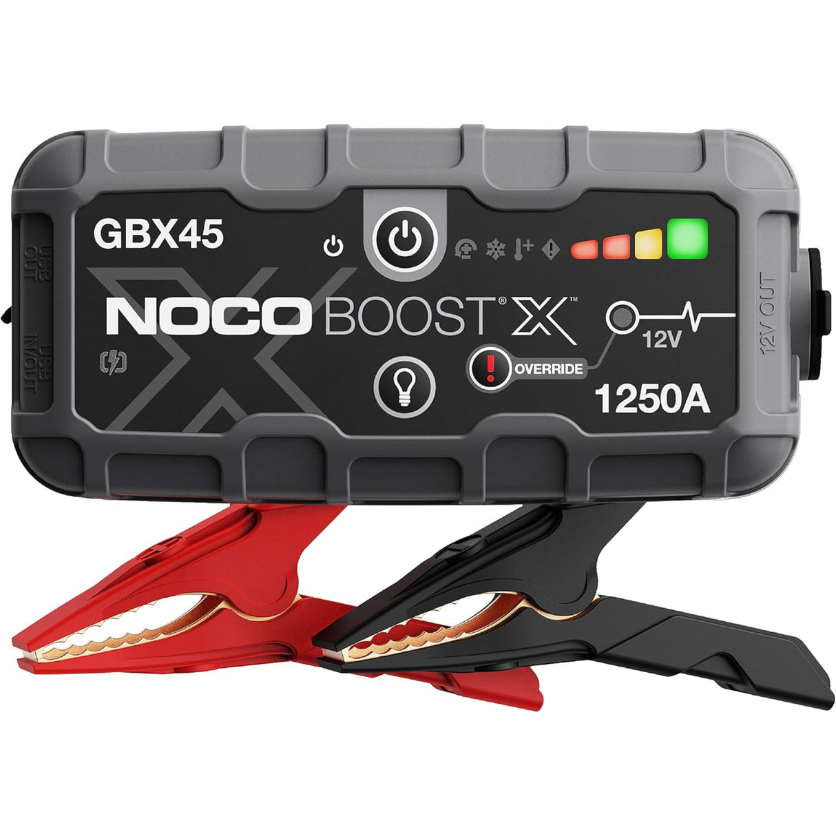 NOCO Boost X GBX45 1250A 12V UltraSafe Portable Lithium Car Jump Starter, Heavy-Duty Battery Booster Power Pack, Powerbank Charger, and Jump Leads for up to 6.5 L Petrol and 4.0 L Diesel Engines