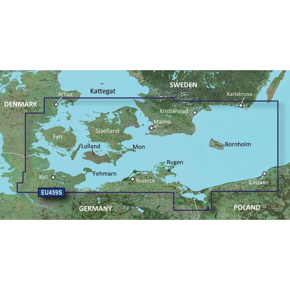 Garmin BlueChart G3 Vision - VEU459S: Arhus - Kiel - Koszalin - PROTEUS MARINE STORE