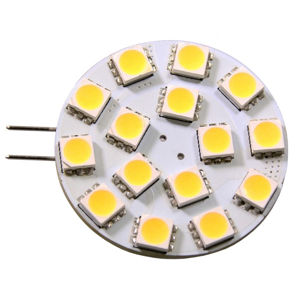 Bulb LED (15) G4 Side Pin 12V 44mm Dia