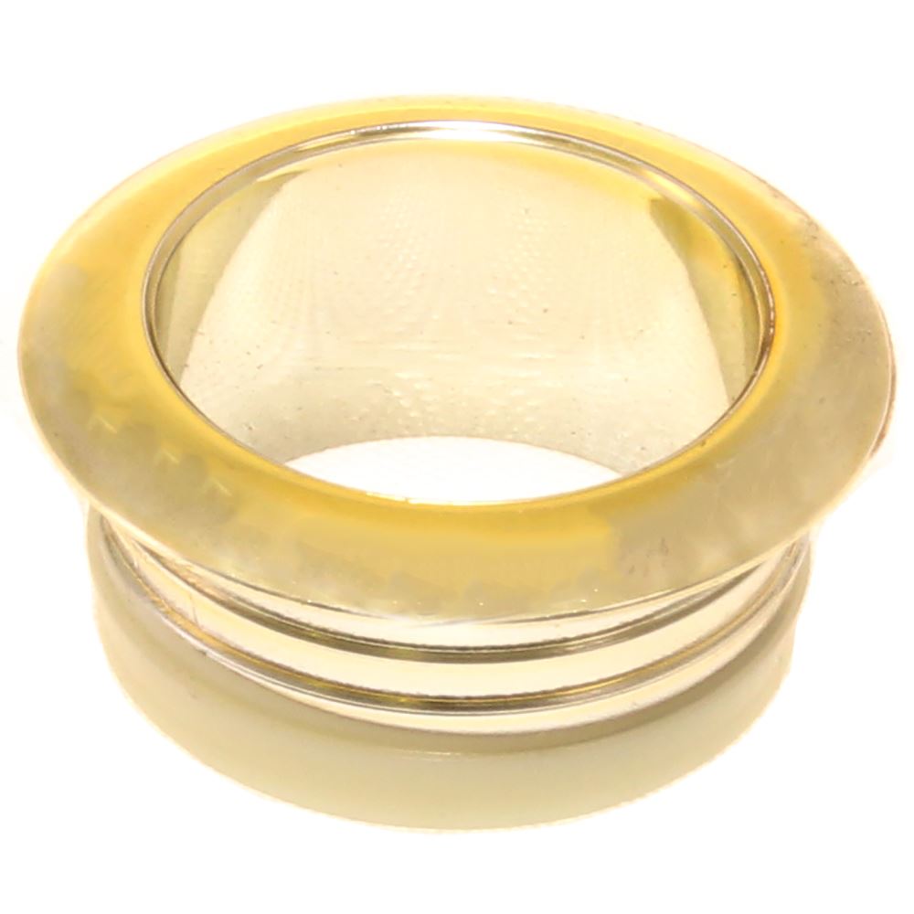 AG Mini Rosette Flush Fit Polished Brass