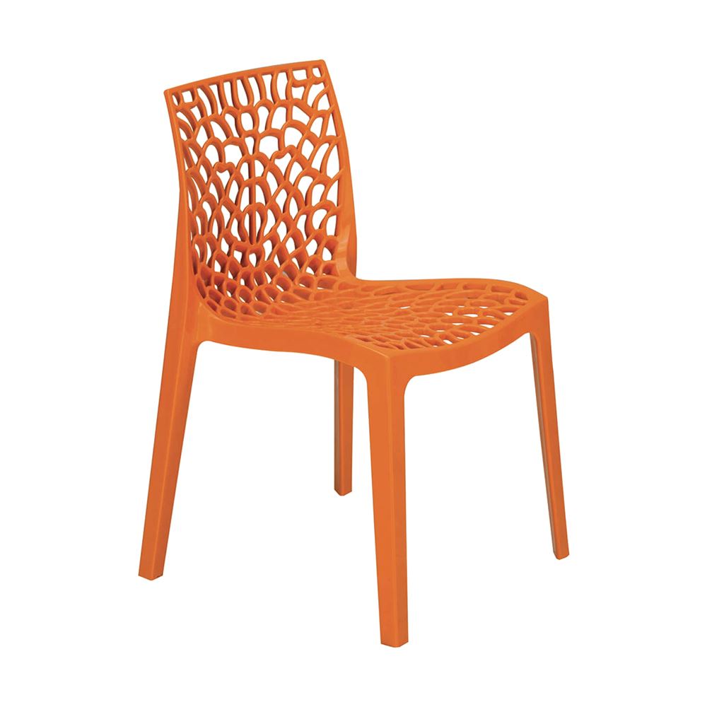 Tabilo Zest Polypropylene Chair For Contract Use - Orange