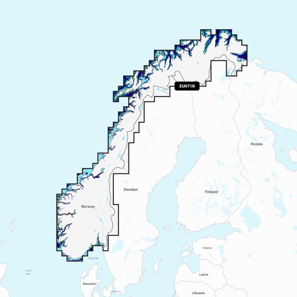 Garmin Navionics Vision+ Chart: EU071R - Norway, Lakes & Rivers - PROTEUS MARINE STORE