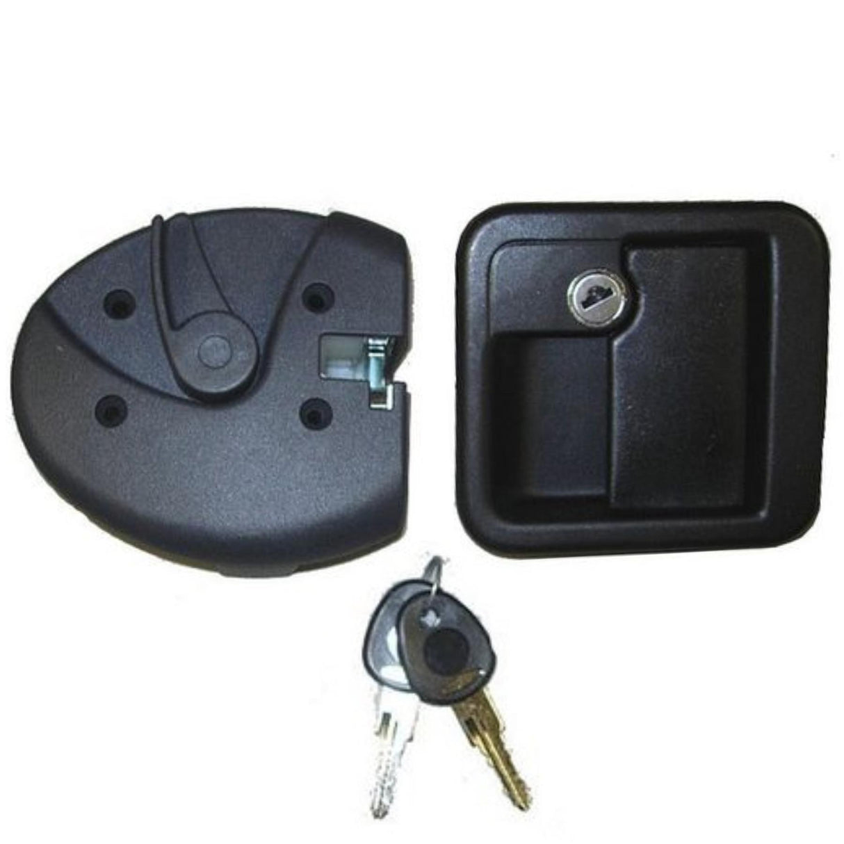 FAP M1 Complete Lock Assembly Black Type 1 Caravan/Motorhome Parts