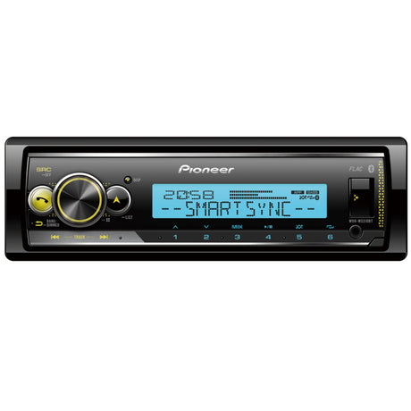 Pioneer MVH-MS510BT Marine Radio Digital Media Receiver 1-DIN Bluetooth USB Spotify & MIXTRAX - PROTEUS MARINE STORE
