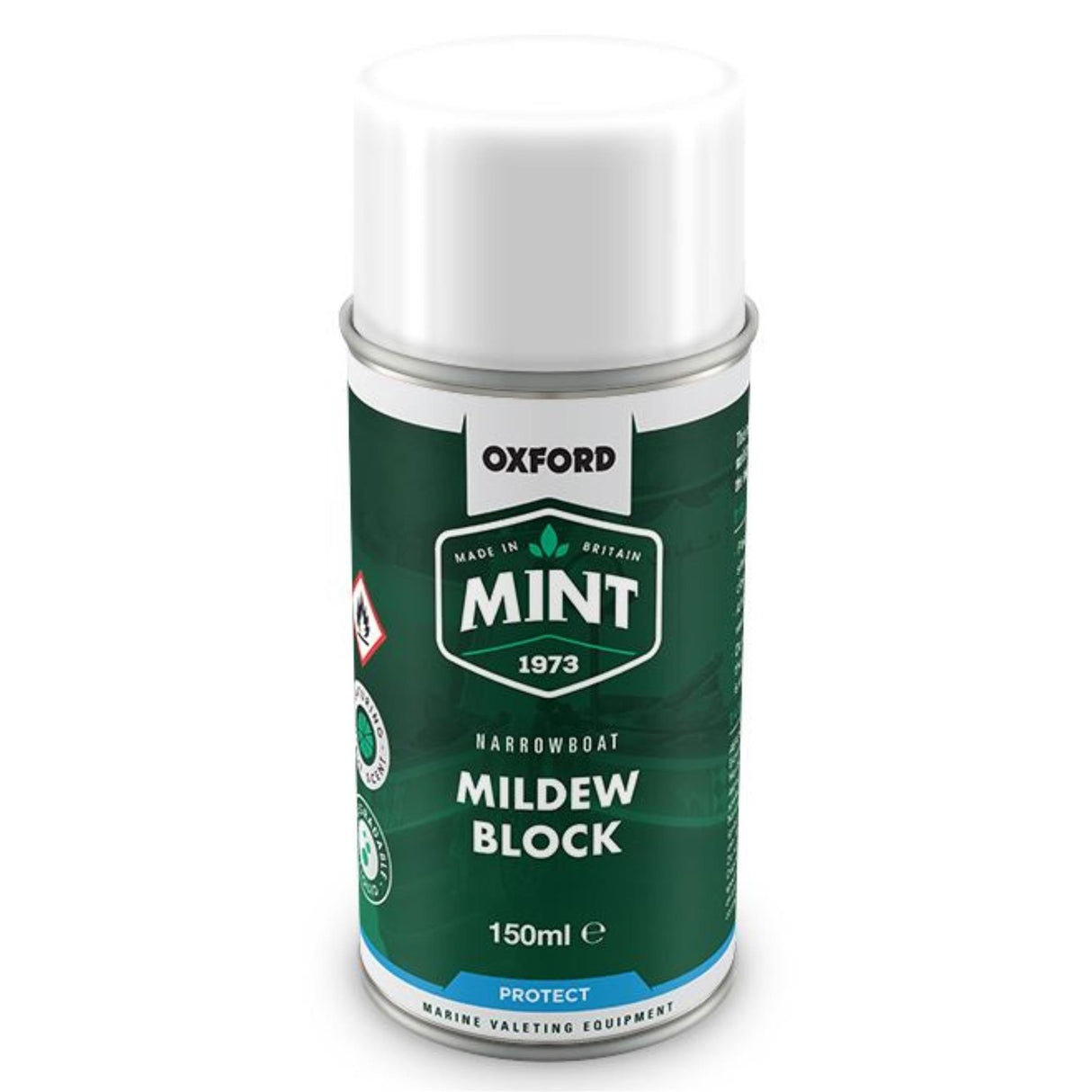 Oxford Mint Narrowboat Mildew Block - 150ml, Stopping Damp Odours