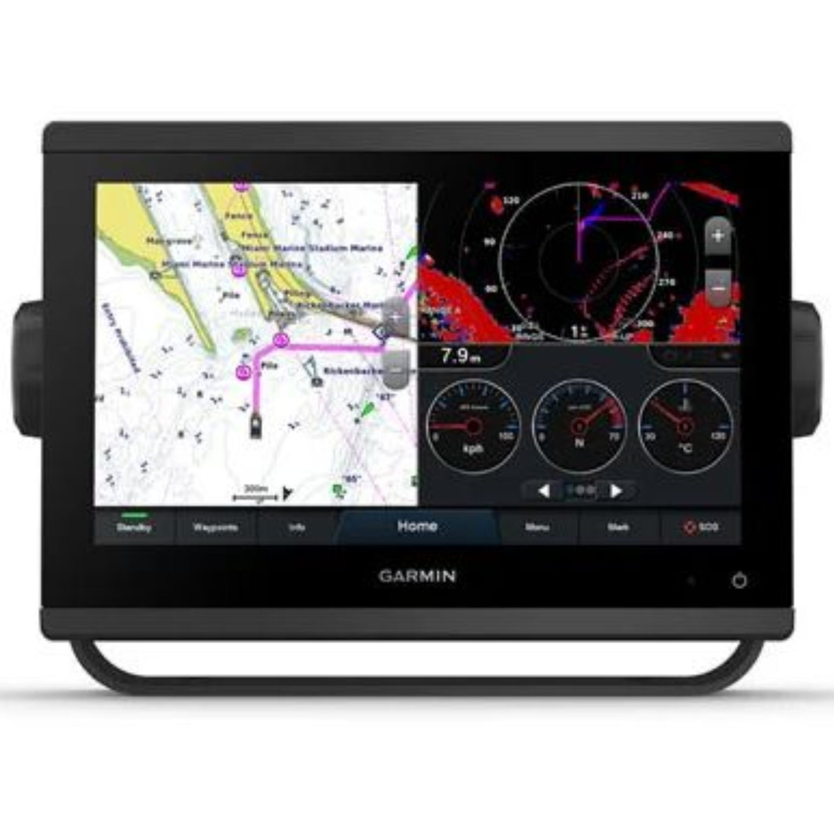 Garmin GPSMAP 923 - 9 Inch Marine ChartPlotter Only, Worldwide Basemap