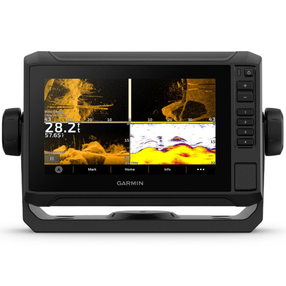 Garmin ECHOMAP UHD2 Touch 75sv Chartplotter Only with Preloaded Nav+ UK, Ireland & Netherlands Charts - Without Transducer