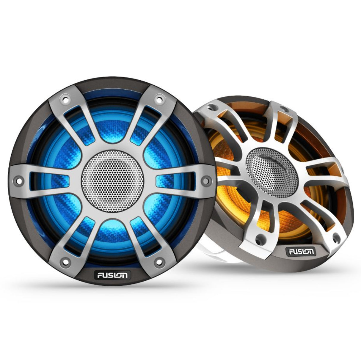 Fusion SG-FL653SPG 6.5" 3i CRGBW LED Speakers 230W - Sports Grey - PROTEUS MARINE STORE