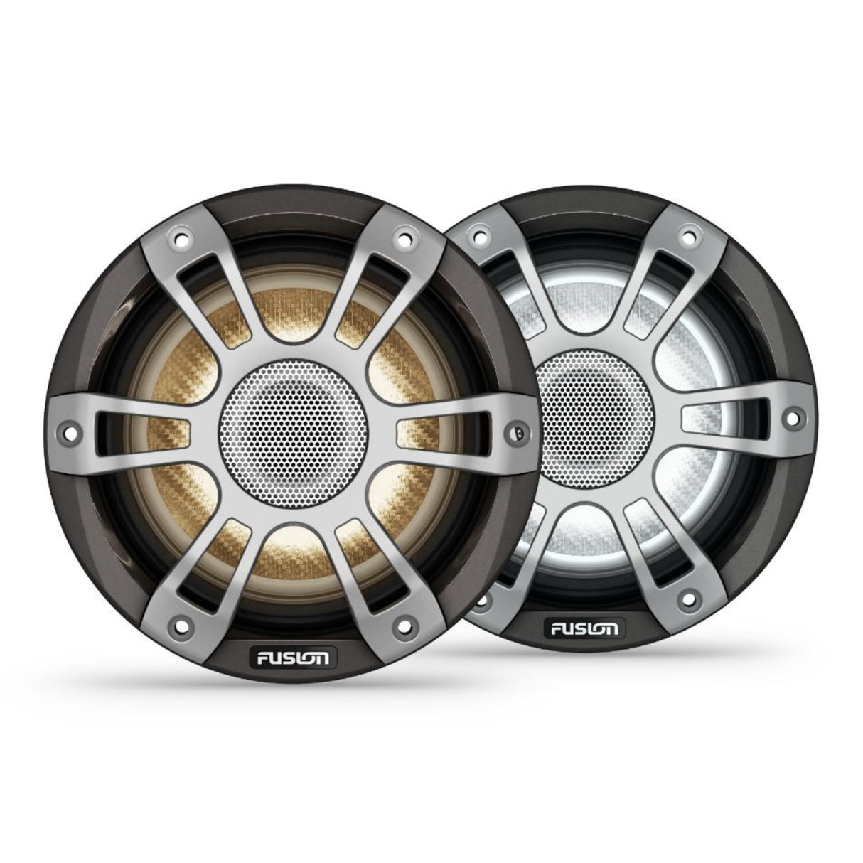 Fusion SG-FL653SPG 6.5" 3i CRGBW LED Speakers 230W - Sports Grey - PROTEUS MARINE STORE