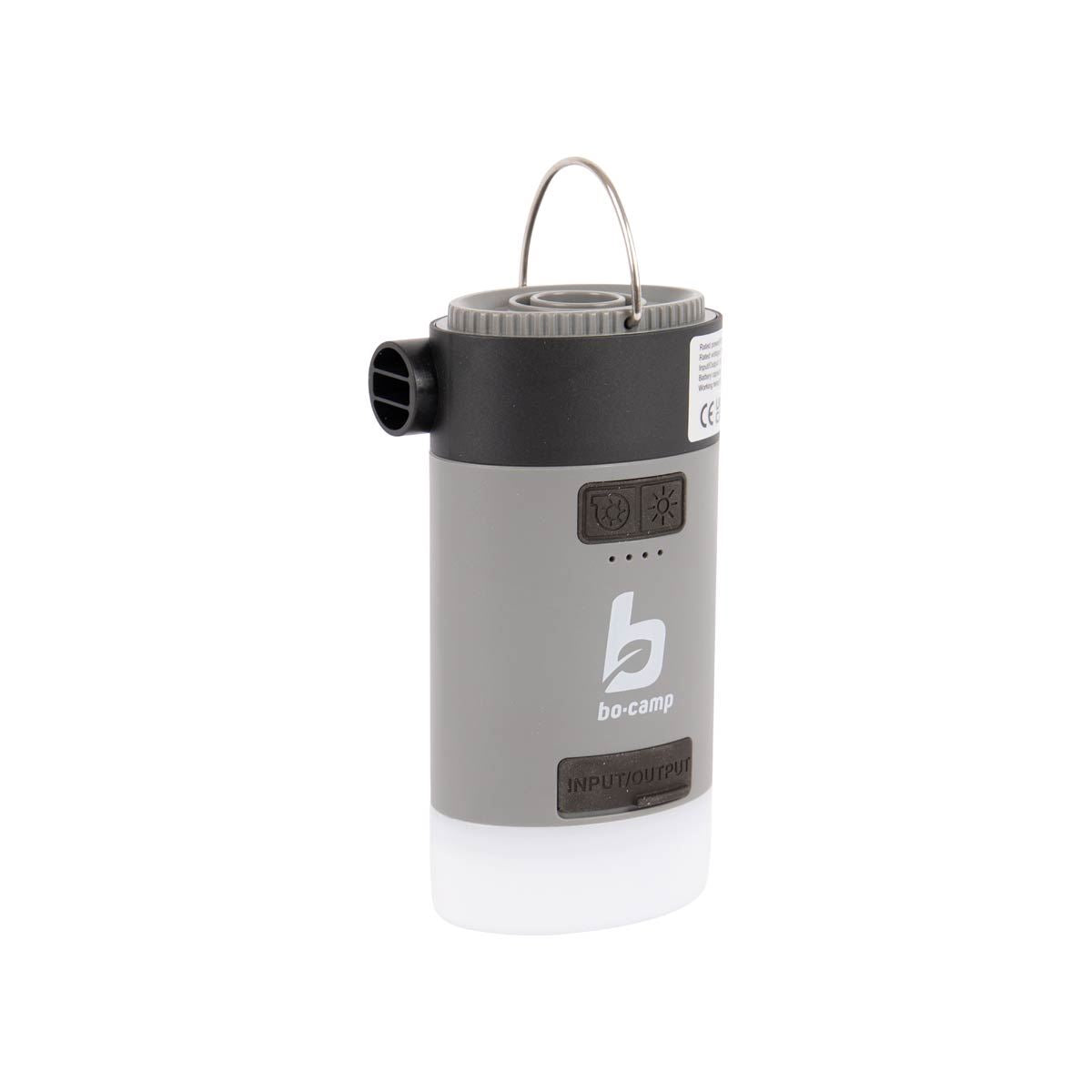 Bo-Camp Pump Lamp Power Bank Solar Rechargeable 180 Lumen