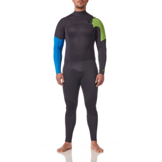 Performance 3/2mm Full Wetsuit Chest Zip - Mens GRAPH/BOLT/LIME S