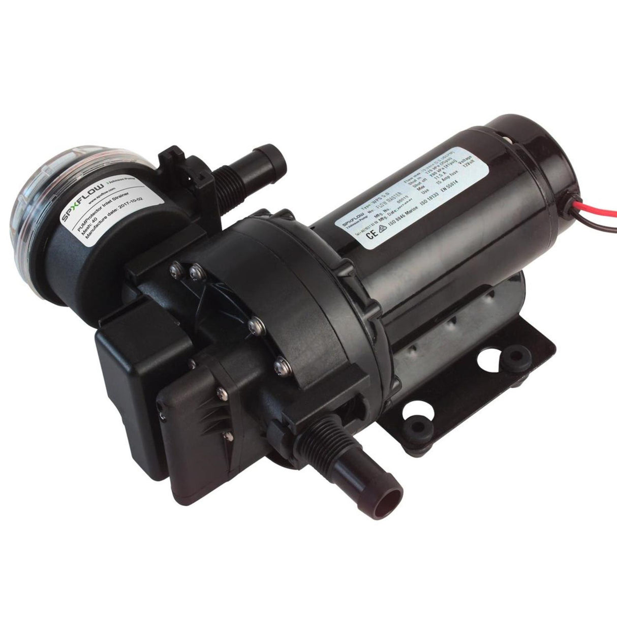 Johnson 12V Aqua Jet Flow Master 5.0GPM 3.5 Bar Diaphragm Pump, 19LPM - WPS FM 5.0