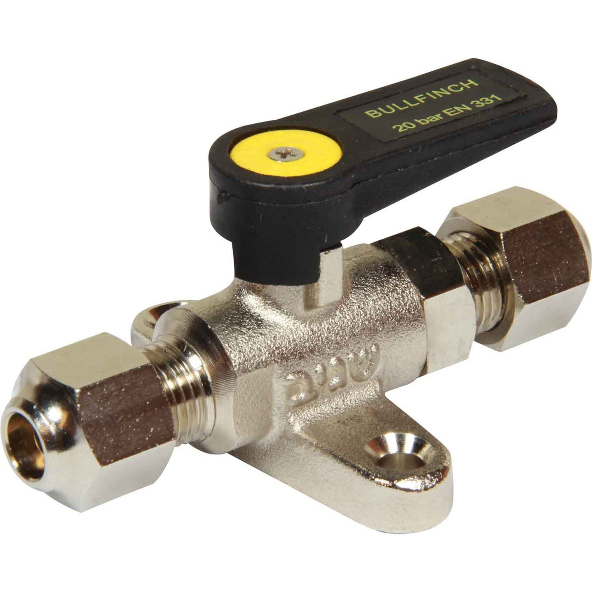 Gas 5/16" Compression Foot Mount Bullfinch Valve 3005OP