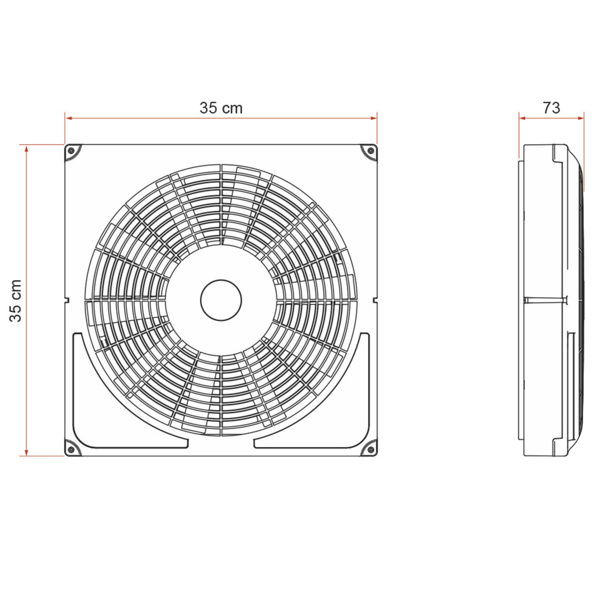 Fiamma Turbo Kit with Thermostat 36W for Vent F Pro Motorhome Caravan 07501A01-