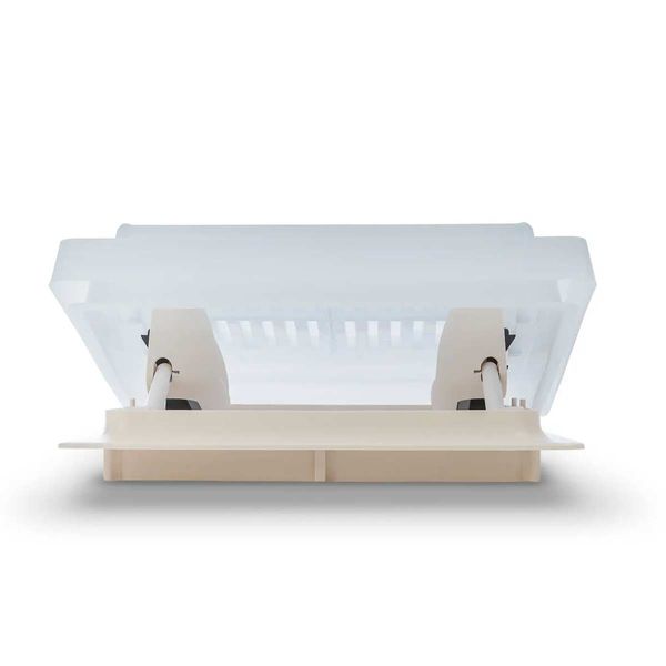 MPK Model 29 Vented Rooflight 280 x 280mm White for Caravan Motorhome Campervan