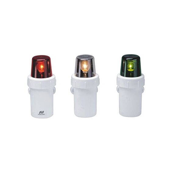 Take-Down Navigation Lights-Set of 3 lights (port, starboard & stern)
