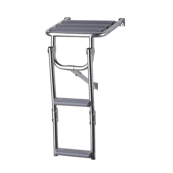 Platform + 2 Narrow Ladders