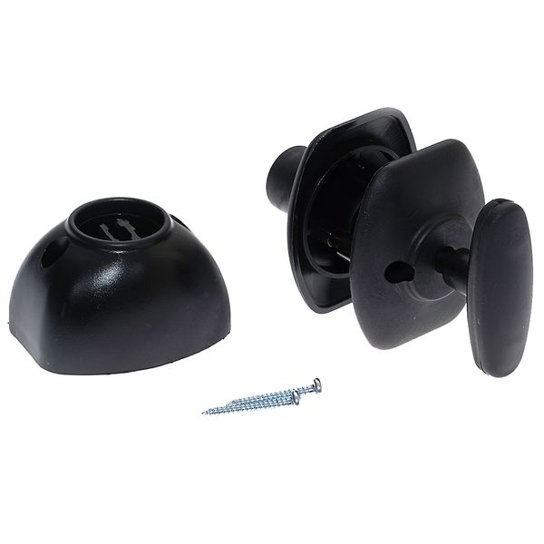 W4 Quick Release Door Catch Black