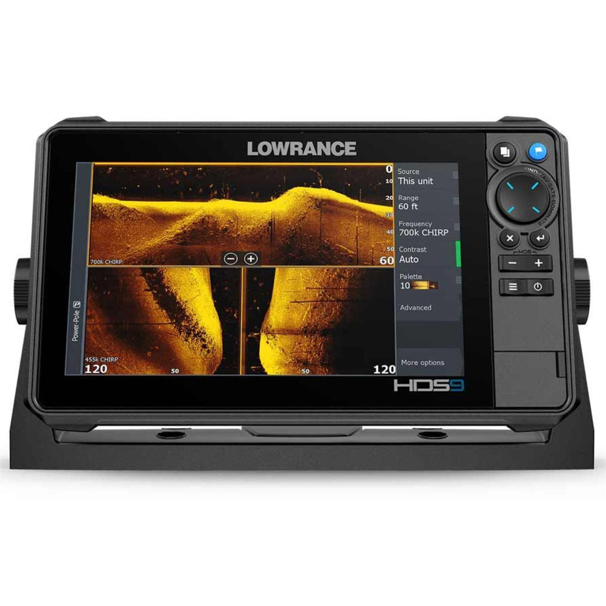 Lowrance HDS 9 Pro Fishfinder Chartplotter with Active Imaging HD 3-in-1 Transducer (ROW)