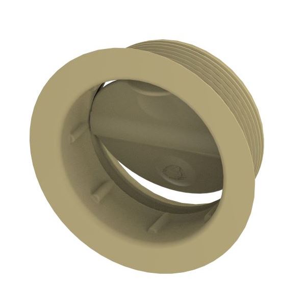Whale Duct Fitting 65mm Directional Vent Beige