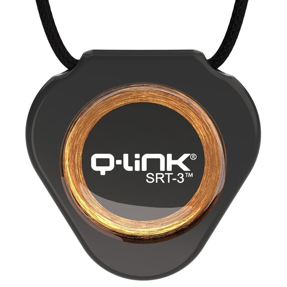 Q-Link SRT-3 Black Flower of Life Pendant - PROTEUS MARINE STORE